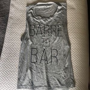 Barre to Bar muscle tank - NWOT